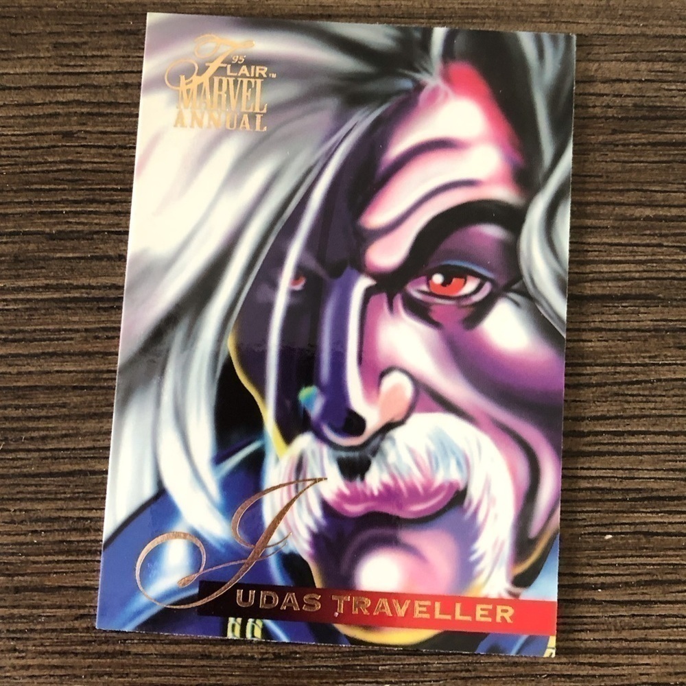 1995 Flair Marvel Annual Trading Card: Judas Traveller #62